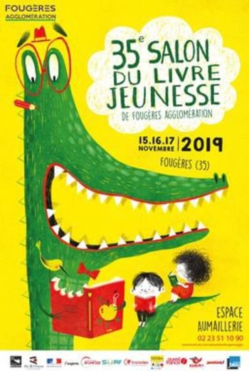Xl affiche salon du livre jeunesse de foug res 2019 web encart